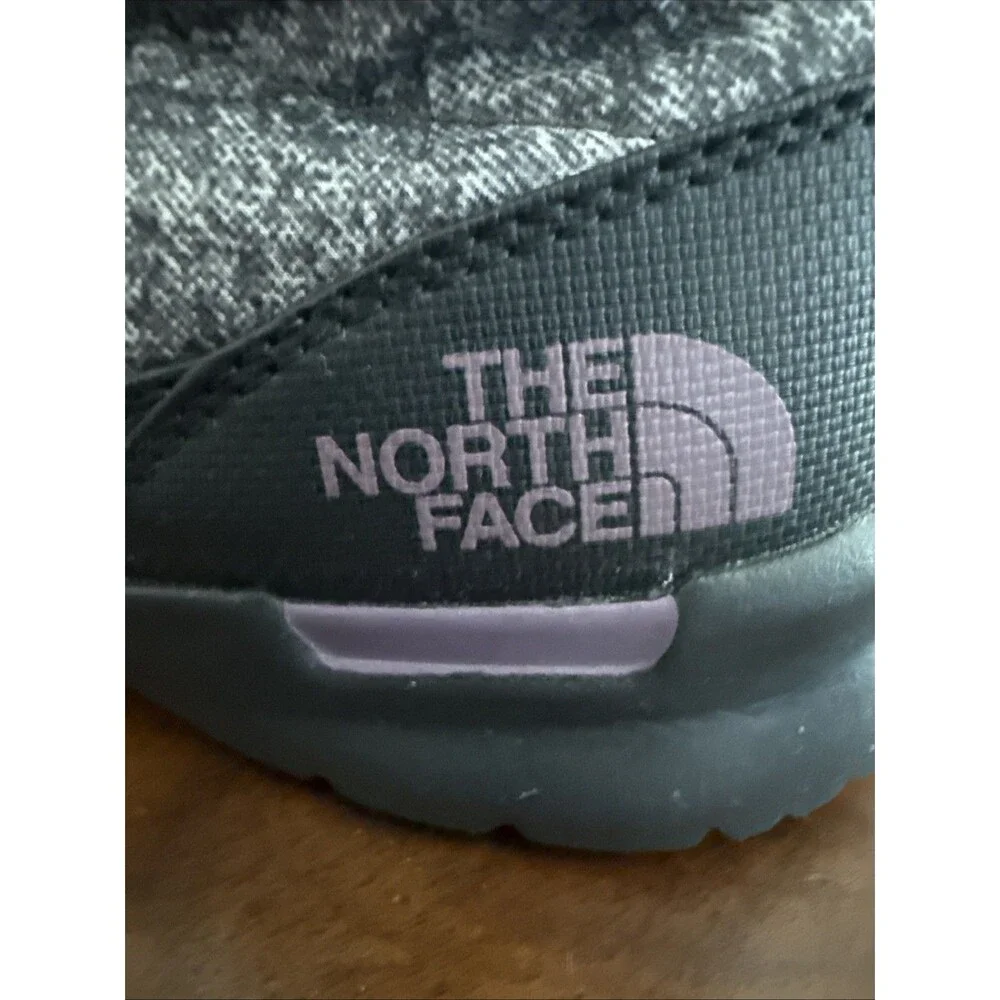 The North Face ThermoBall Lace II Women's 8 Gray Black Snow Boots Casual Outdoor